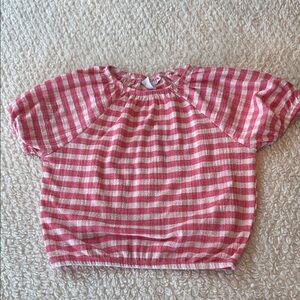 Pink Striped Kids Top